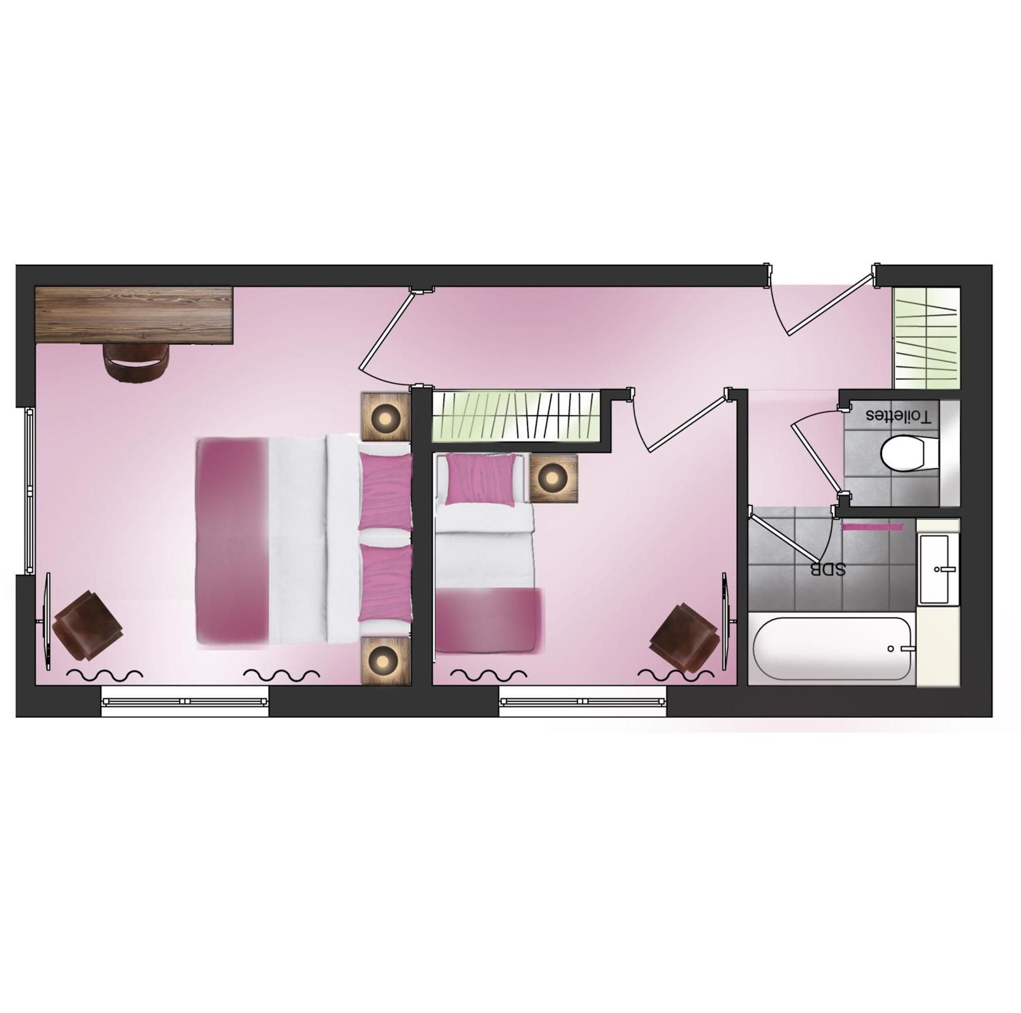 Hotel Les Grillons Talloires Habitación foto